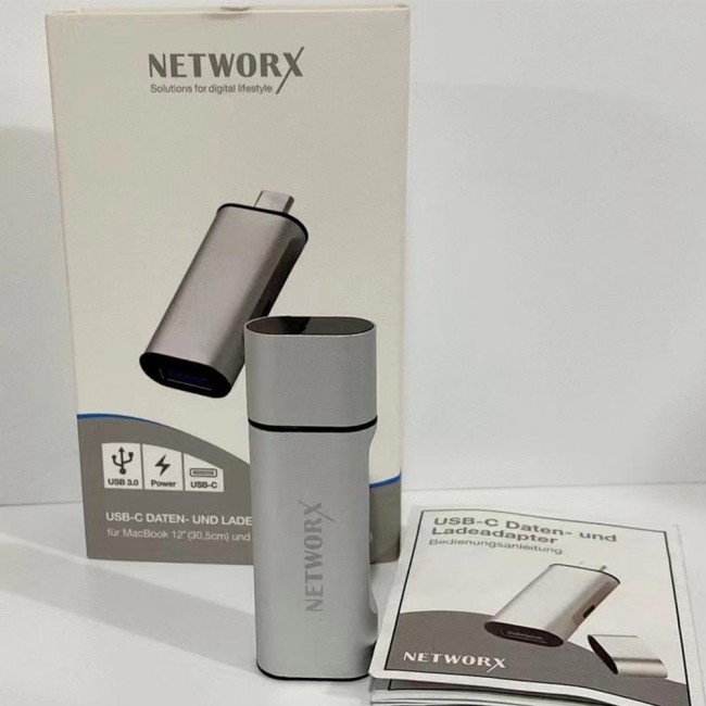 Networx USB-C and USB-A Data and Charging Adapter