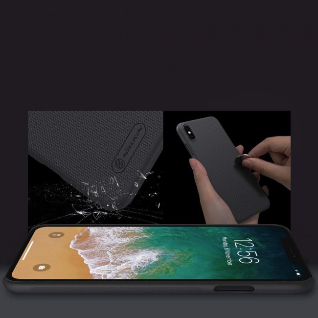 Nillkin Super Frosted Case Cover for Apple iPhone XS Max - Black