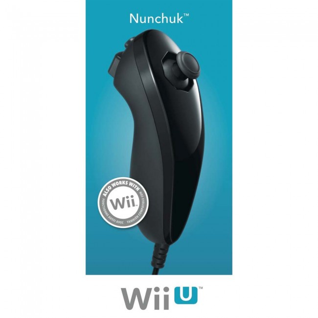 Nintendo Nunchuk Controller for Wii and Wii U Gaming Console