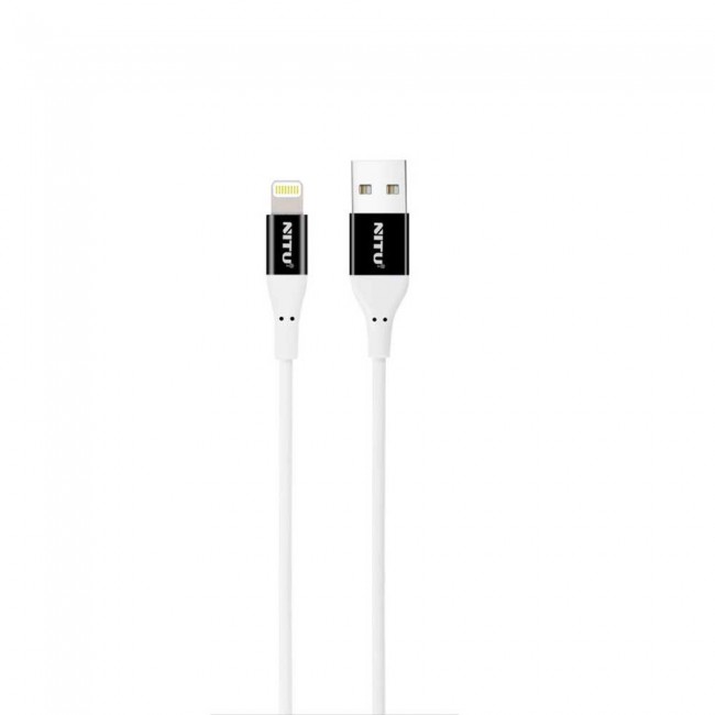 Nitu NT-UC017 Fast Charge Lightning , Micro and Type-C USB Cable - White