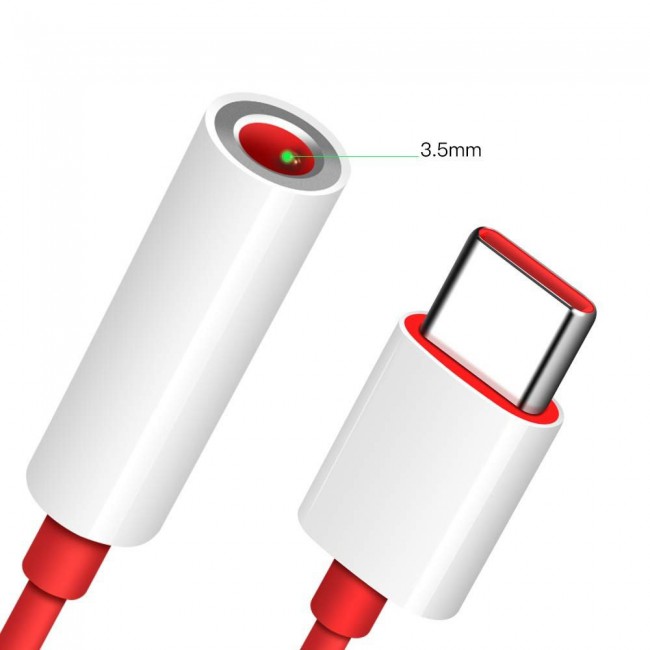 Official OnePlus Type-C to 3.5mm AUX Adapter 9cm
