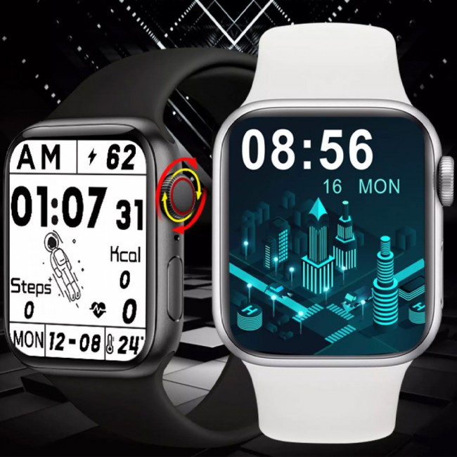 2021 HW22 Smart Watch Fitness Tracker Heart Rate Monitor – White
