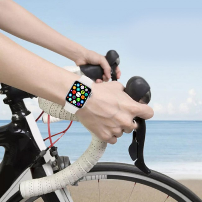 2021 HW22 Smart Watch Fitness Tracker Heart Rate Monitor – White
