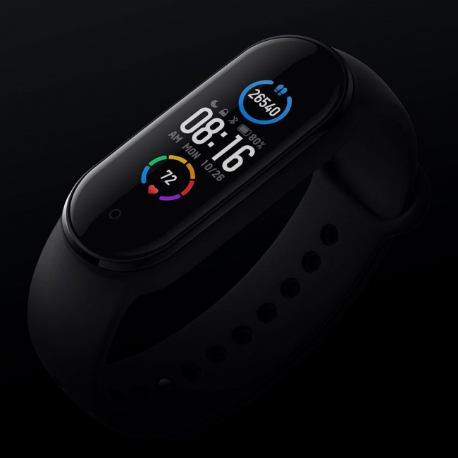 2021 M6 Smart Watch with Fitness Tracker and Sleep Monitoring - Black