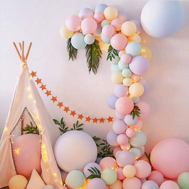 30 Pieces Latex Pastel multicolor Balloons 10-inches
