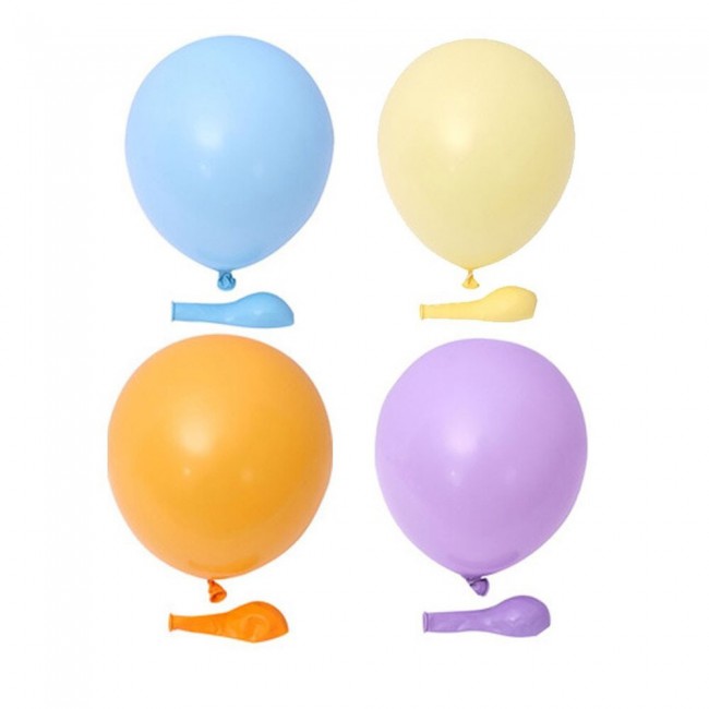 30 Pieces Latex Pastel multicolor Balloons 10-inches
