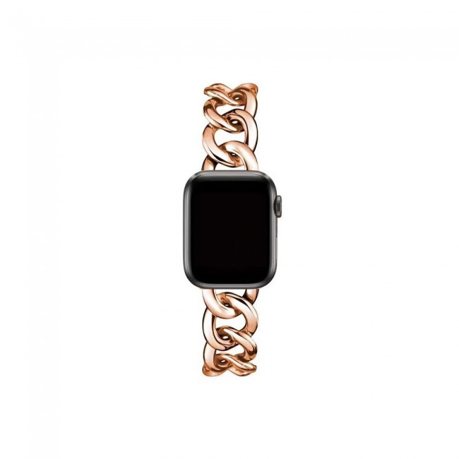 42 44 45mm Stainless Steel Bracelet Chain Band For Apple Watch Rose Gold GSMprice