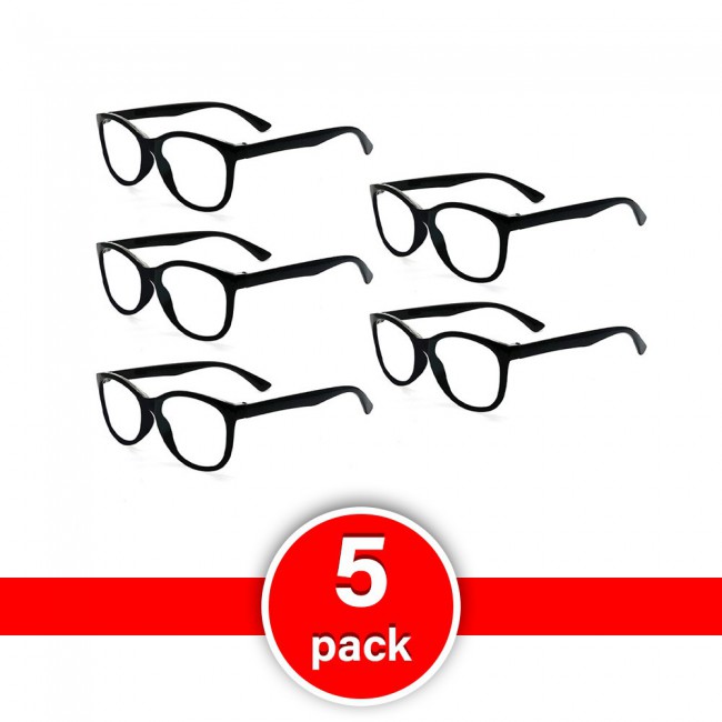 5Pack One Power Readers Auto Focus Unisex Reading Glasses with