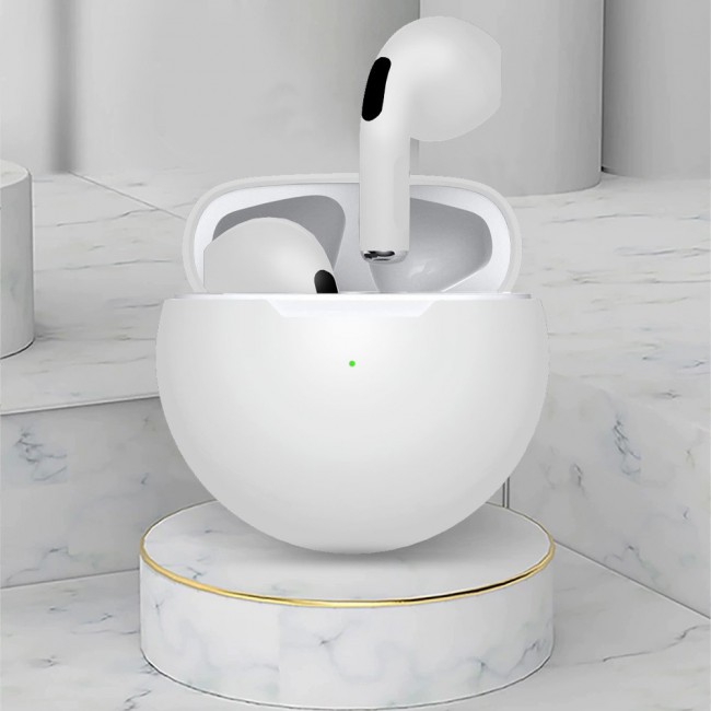 Air 12 Wireless Earphones - Metallic White