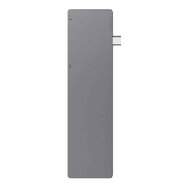 8 in 1 Type-C Card Reader and Extension Hub Adapter - Grey