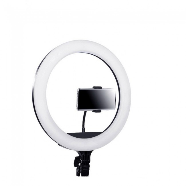 A380 Ring Light with Cell Phone Holder Stand for Live Stream