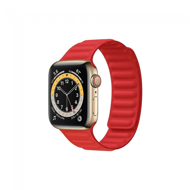 Apple watch hotsell band leather link