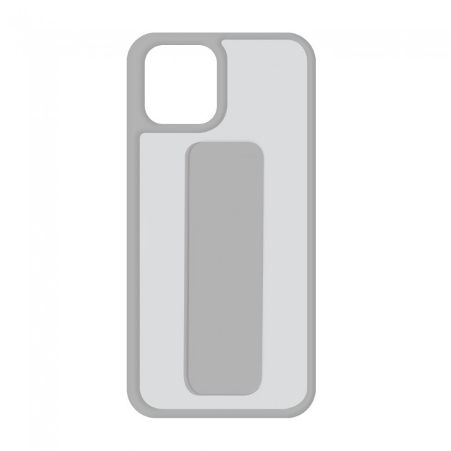 Apple iPhone 12 Pro Matte PC Hard Case Cover with Magnetic Handgrip Kickstand – Grey