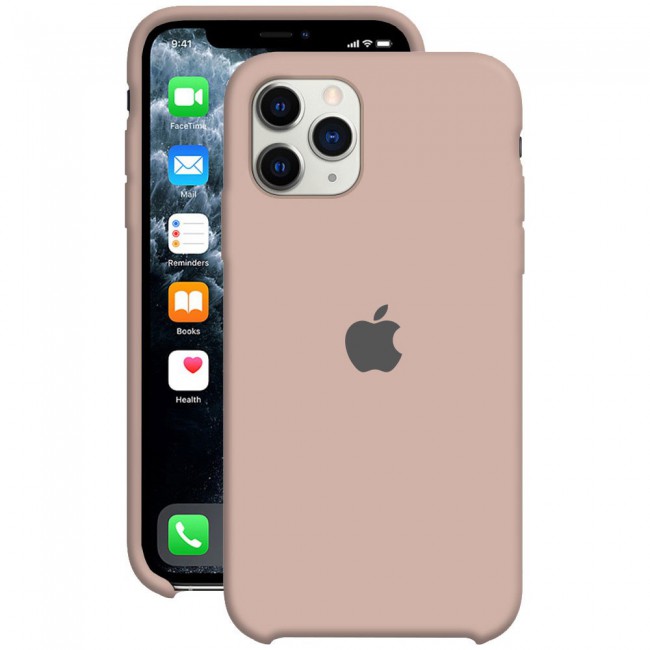 Margoun  Silicone Case Cover for Apple iphone 11 Pro Max - Pink Sand