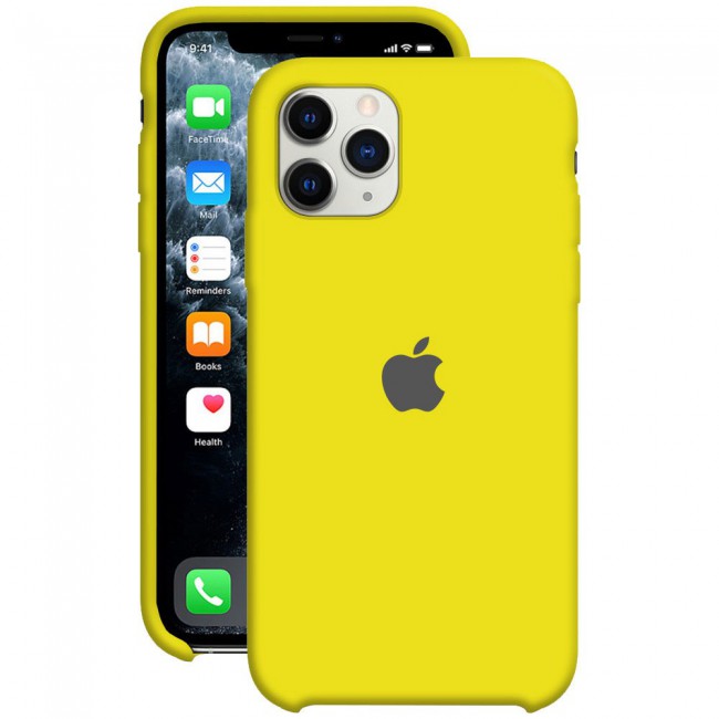 Margoun Silicone Case Cover for Apple iphone 11 Pro Max - Yellow