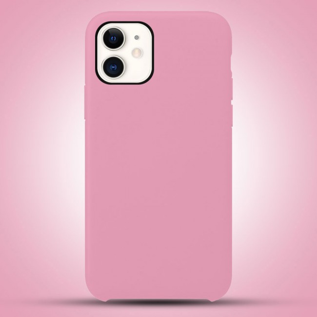 Apple iPhone 11 Protective Leather Case Cover - Pink