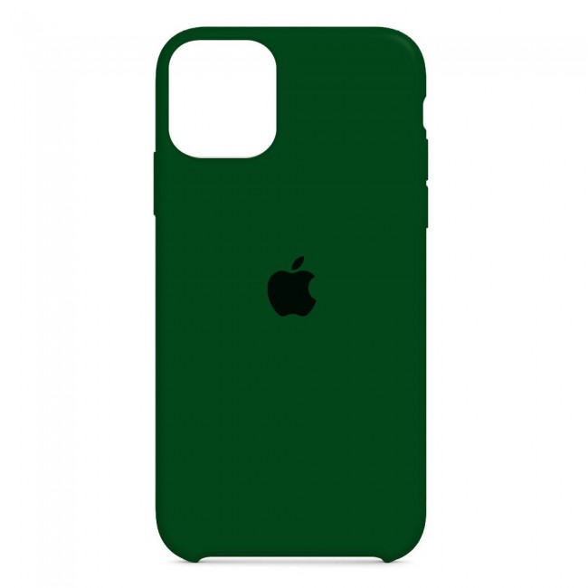 Margoun Silicone Case Cover for Apple iPhone 12 and 12 Pro - Forest Green