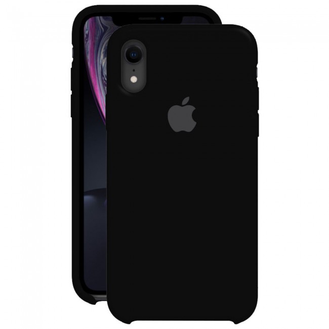 Apple iPhone XR Silicone Case Cover - Black