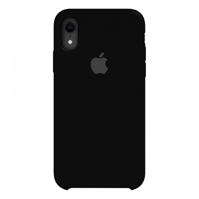 Apple iPhone XR Silicone Case Cover - Black