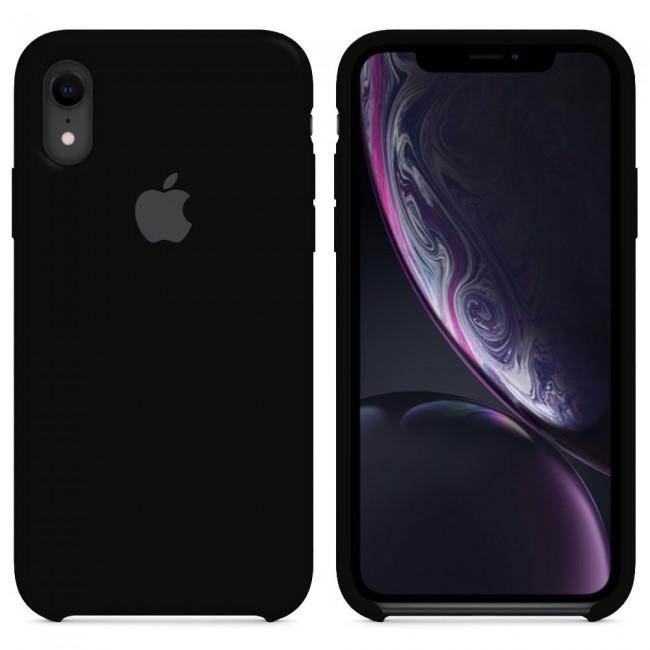 Apple iPhone XR Brand New Silicone Case Cover Black GSMprice