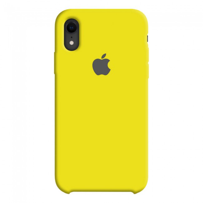 Apple iPhone XR Silicone Case Cover - Yellow