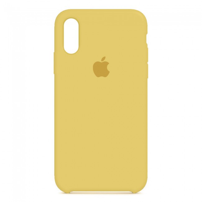 Apple iPhone XS Max Silicone Case Cover - Baby Yellow