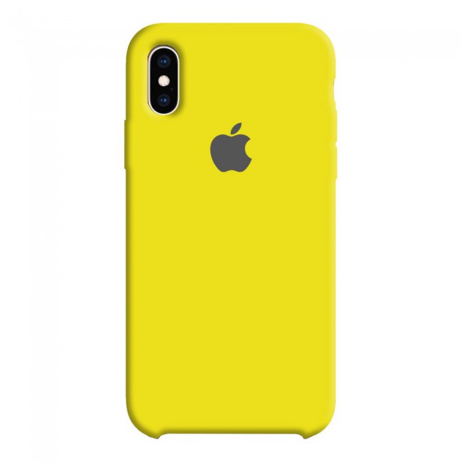 Apple iPhone XS Max Silicone Case Cover - Yellow