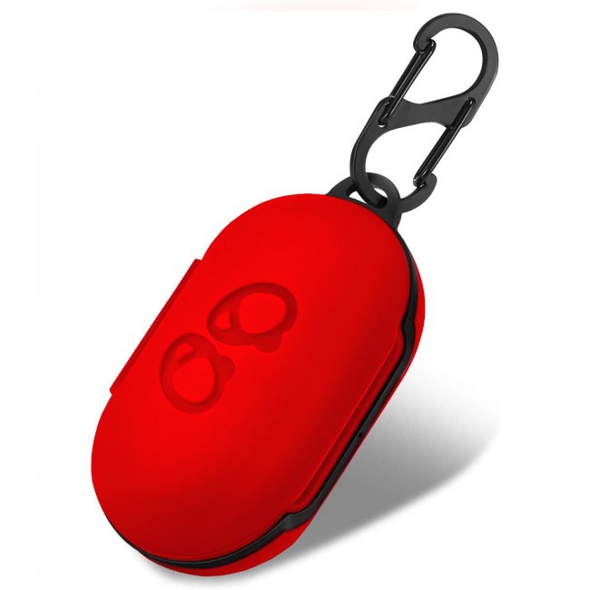 Silicone Protective Carrying Case for Samsung Galaxy Buds – Red