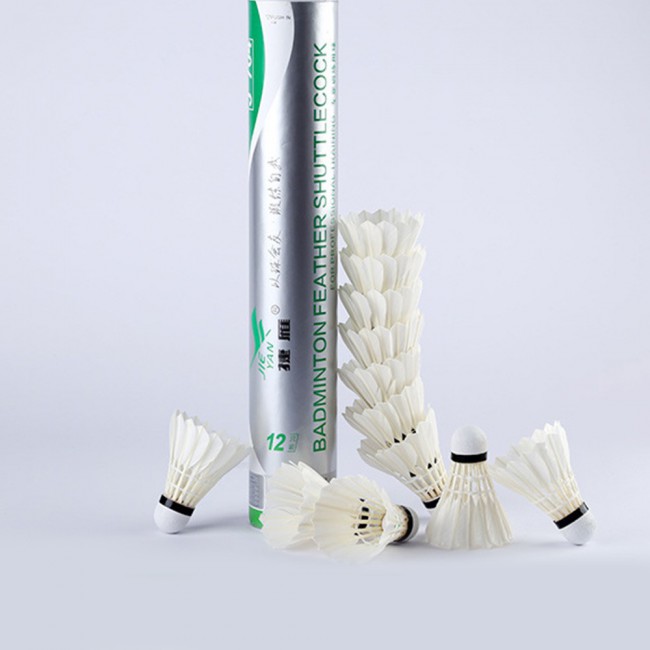 Premium Feather Shuttlecock Badminton Ball 12pcs