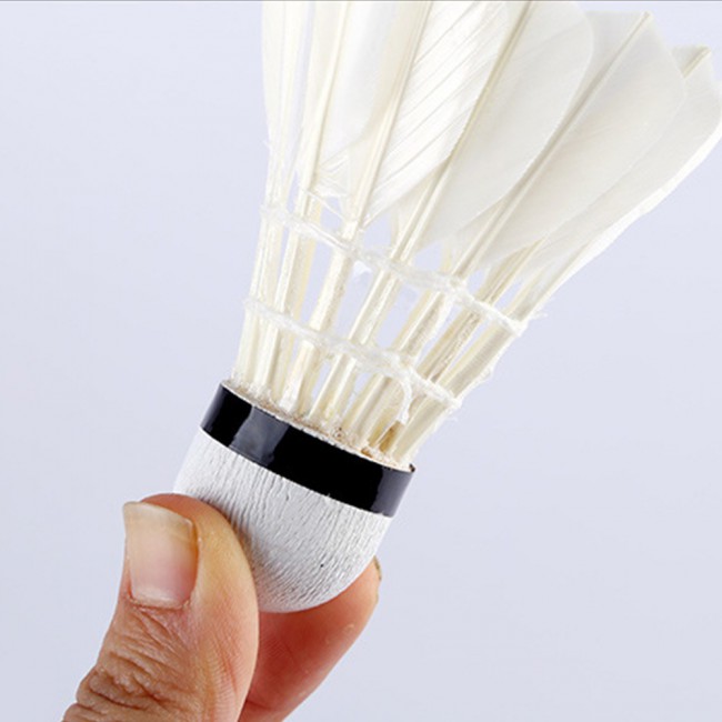 Premium Feather Shuttlecock Badminton Ball 12pcs