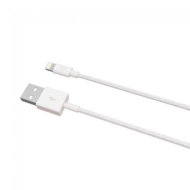 Griffin Charge  Sync Lightning Cable Adapter Braided Nylon 1m , 3.2ft for Apple iphone X / iphone XS / iphone XS MAX / iphone XR ( White , Yellow , Rose Gold )
