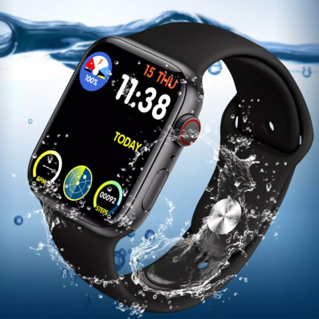 2021 HW22 Smart Watch Fitness Tracker Heart Rate Monitor – Black
