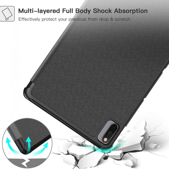 Huawei MatePad 10.4 Smart Folio Case Trifold Stand Cover - Black