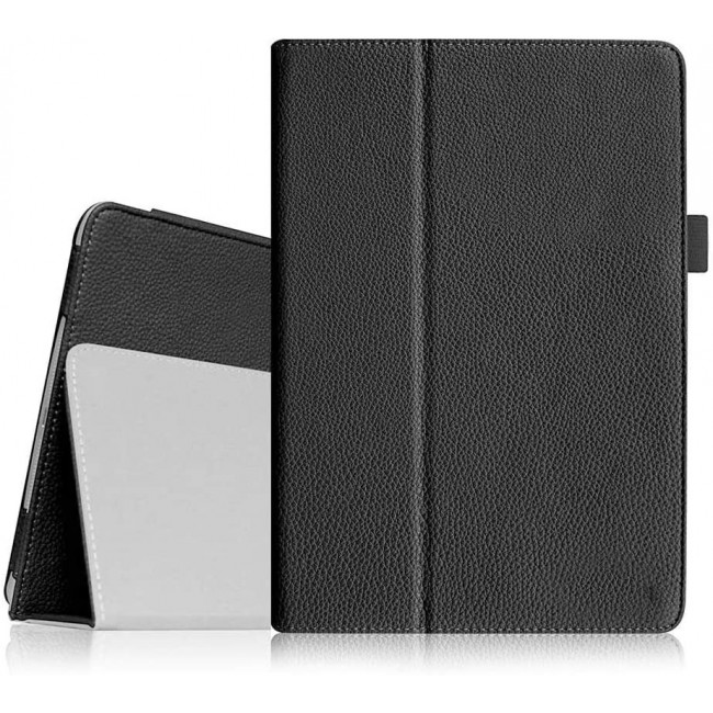 Huawei MatePad T10 and T10s T 10s 10.1-inch 2-Pack Smart Folio Stand Case Cover and Screen Protector - Black