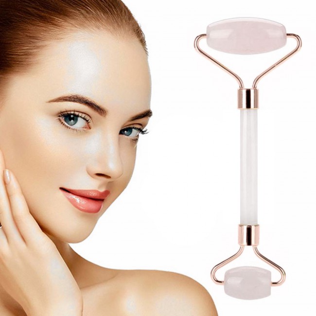 Jade Stone Best Facial Roller Massager Tool Rose Quartz GSMprice