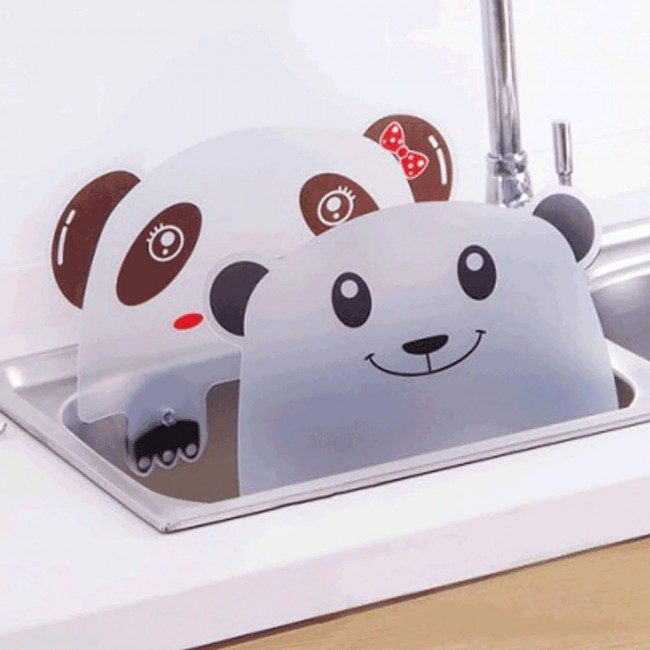 Kitchen Sink Water Splash Guard Panda Design 2