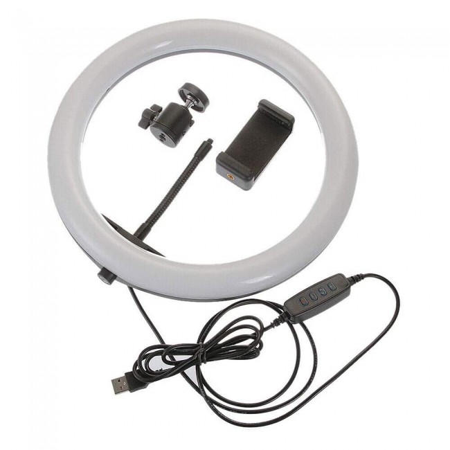 LC-330 LED Selfie Ring Fill Light with Phone Holder