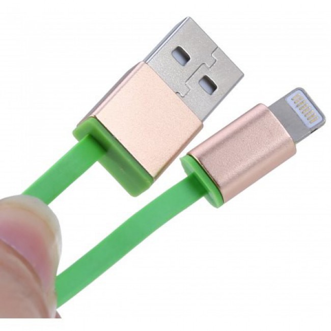 Margoun Lightning Cable for Apple iPhone , iPod , iPad in a Portable Retractable Lighter Shape  ( Blue , Green , White , Yellow , Orange )