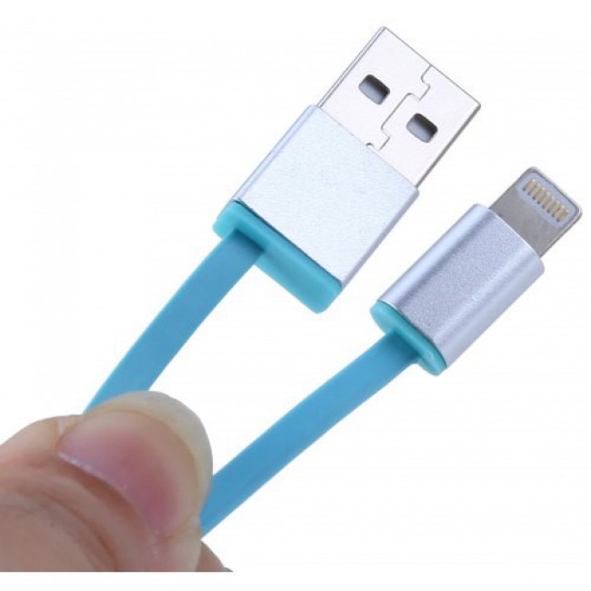 Margoun Lightning Cable for Apple iPhone , iPod , iPad in a Portable Retractable Lighter Shape  ( Blue , Green , White , Yellow , Orange )
