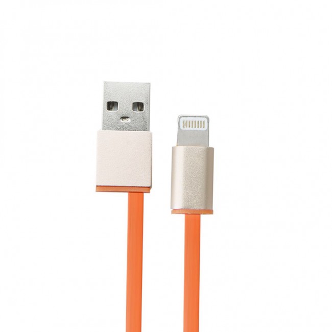 Margoun Lightning Cable for Apple iPhone , iPod , iPad in a Portable Retractable Lighter Shape  ( Blue , Green , White , Yellow , Orange )