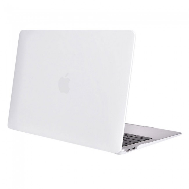 2Pack MacBook Air 13-inch A1396 A1466 A1369 Protective Hard Case with Premium Keyboard Cover - White
