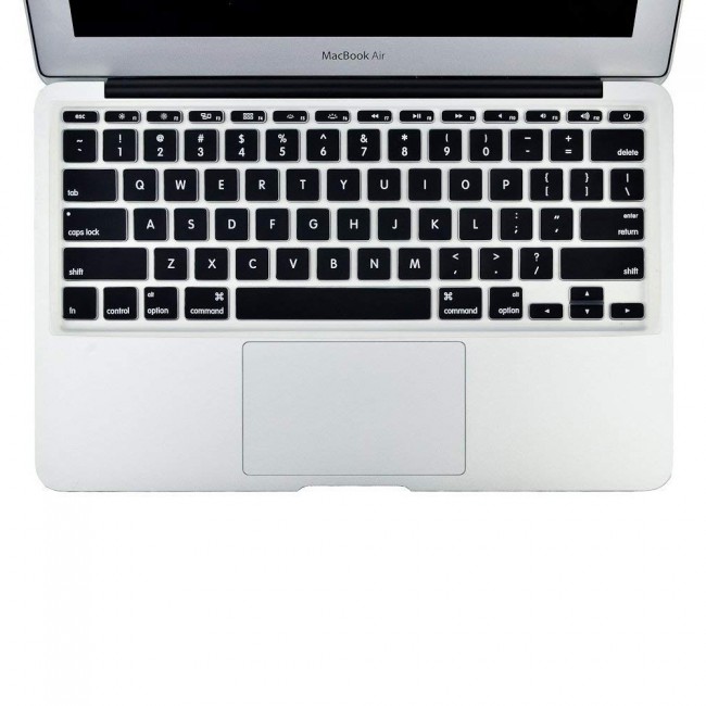 2Pack MacBook Air 13-inch A1396 A1466 A1369 Protective Hard Case with Premium Keyboard Cover - Black
