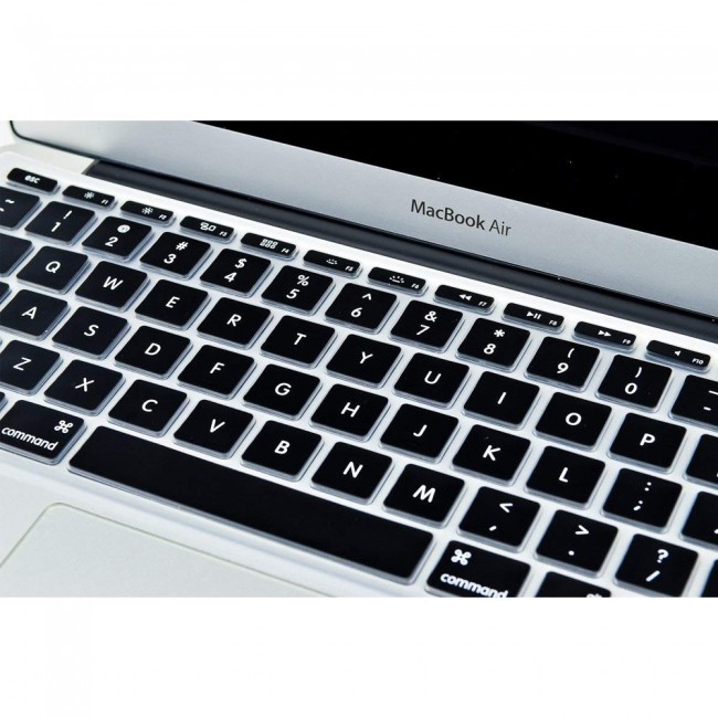 2Pack MacBook Air 13-inch A1396 A1466 A1369 Protective Hard Case with Premium Keyboard Cover - Black