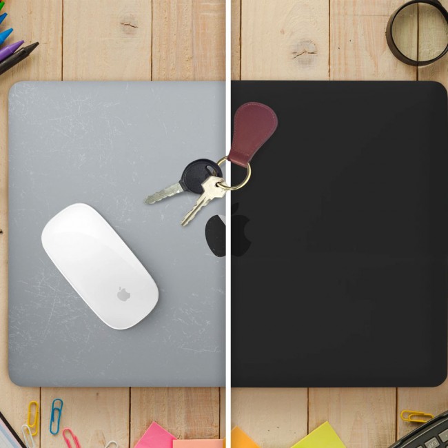 MacBook Air 13-inch A1932 A2179 Protective Hard shell Case - Black