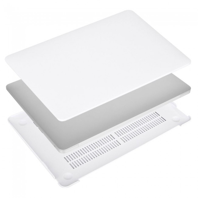 MacBook Air 13-inch A1932 A2179 Protective Hard shell Case - White