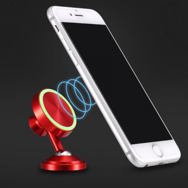 Margoun Magnetic Car Mount Phone Holder with Parking Number Display for Samsung Galaxy S10 / S10 plus / S10 Lite in ( Black , Red )