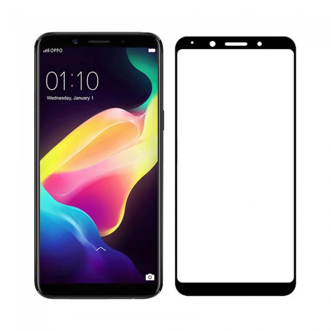 Oppo A73 F5 - Clear Gorilla Cover with 3D Tempered Screen Protector