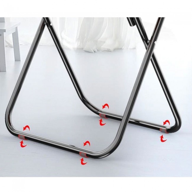 Round Foldable Wooden Table 60cm x71cm - Black