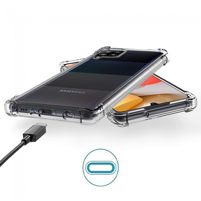 Samsung Galaxy A12 5G - Clear Gorilla Cover with 3D Tempered Screen Protector