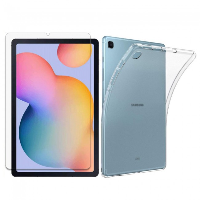 Samsung Galaxy Tab S6 Lite 2Pack TPU Cover and Screen Protector - Clear
